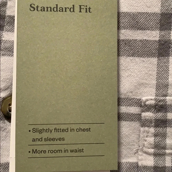 Goodfellow Button Down Casual Shirt Workwear Plaid Size Small New - Picture 7 of 10